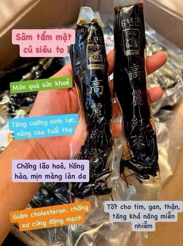 Sâm tẩm  mật ong